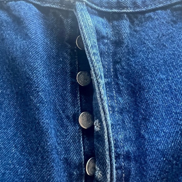 EUC Old Navy Jeans Mens Size 42 X 30 Blue Straight Leg Pants Button Fly 🔥🔥 (C2) - Picture 3 of 6